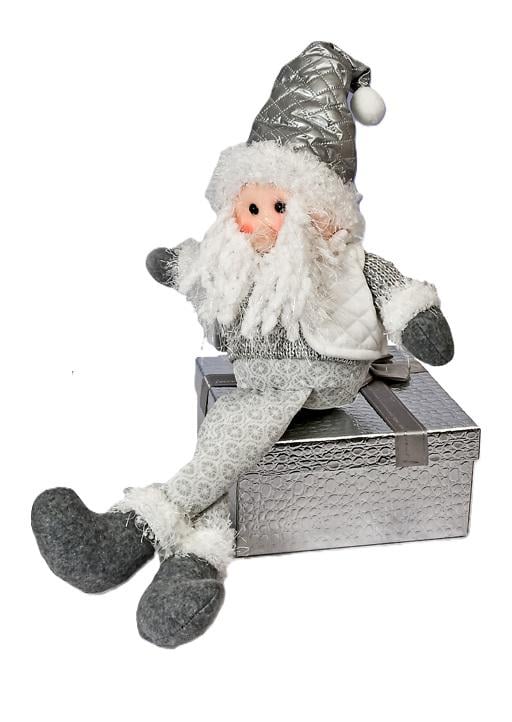 Святкова фігурка новорічна Santa&Co для декору приміщення 47 см (608027)