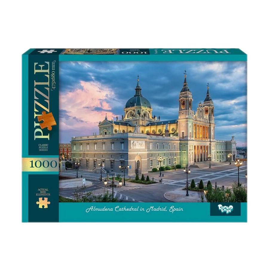 Пазл Danko Toys Собор Альмудена 39,3×29,3×5 см Синий (IP-177-P-1213) Пазл Danko Toys Собор Альмудена 39,3×29,3×5 см Синий (IP-177-P-1213)