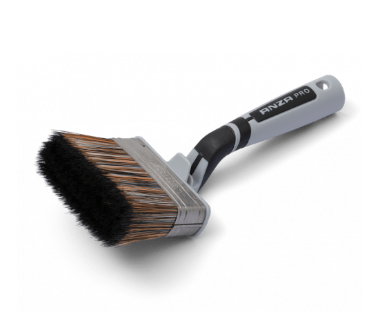 Пензель малярський Anza Super Effective Angled Outdoor Brush Ergo 100 мм (1865661236) Пензель малярський Anza Super Effective Angled Outdoor Brush Ergo 100 мм (1865661236)