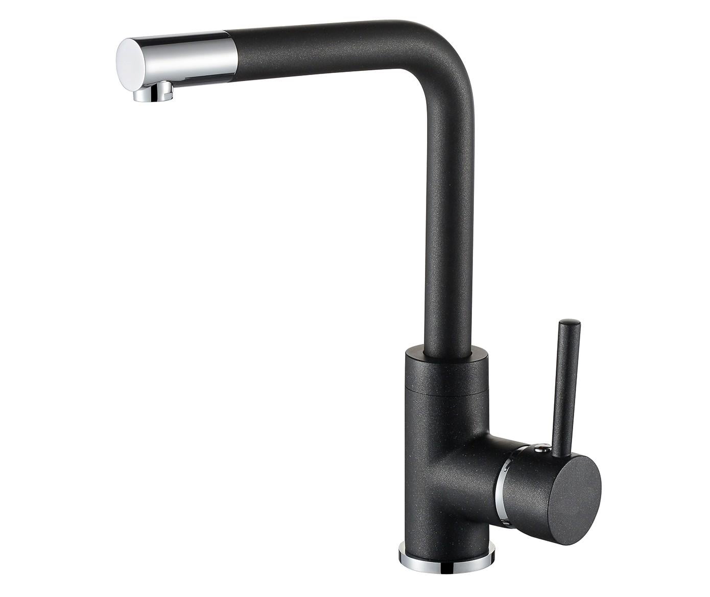 Смеситель кухонный Aquasanita Forte 5553 601 Черный металлик (21291)