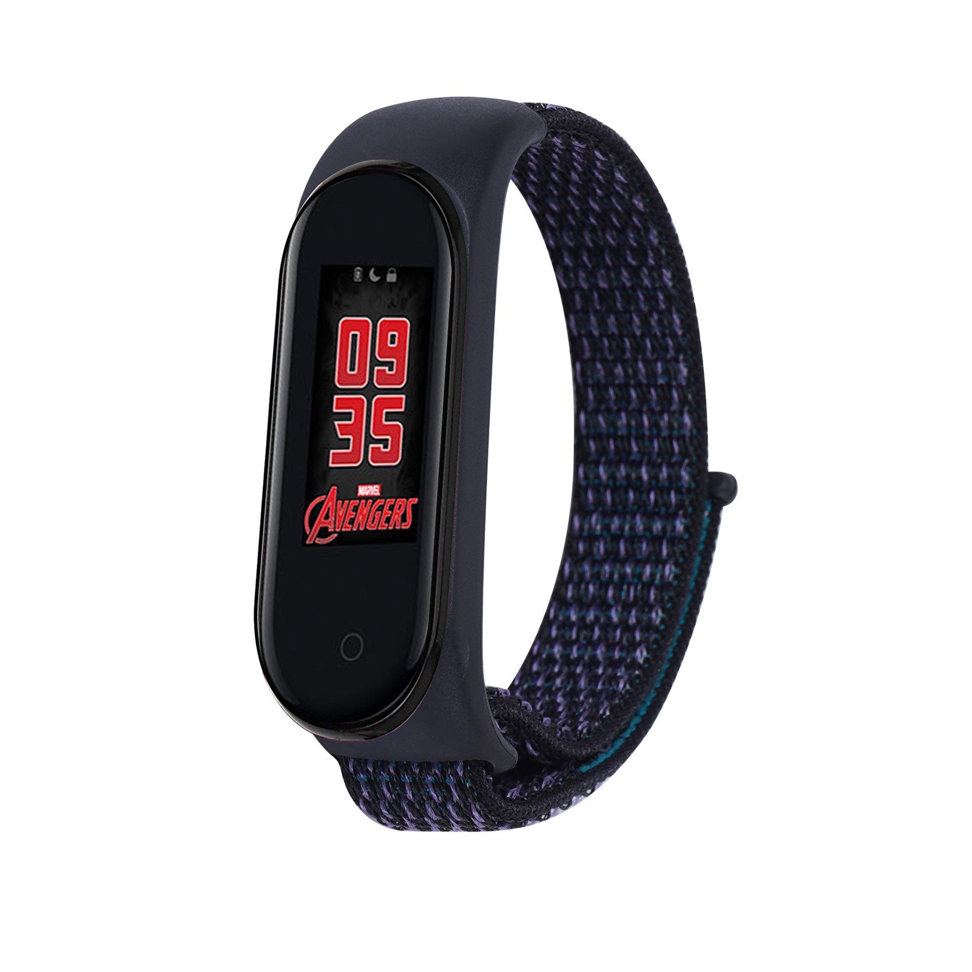 Ремінець Nylon Style BeCover для Xiaomi Mi Smart Band 5 Deep Blue (705421)