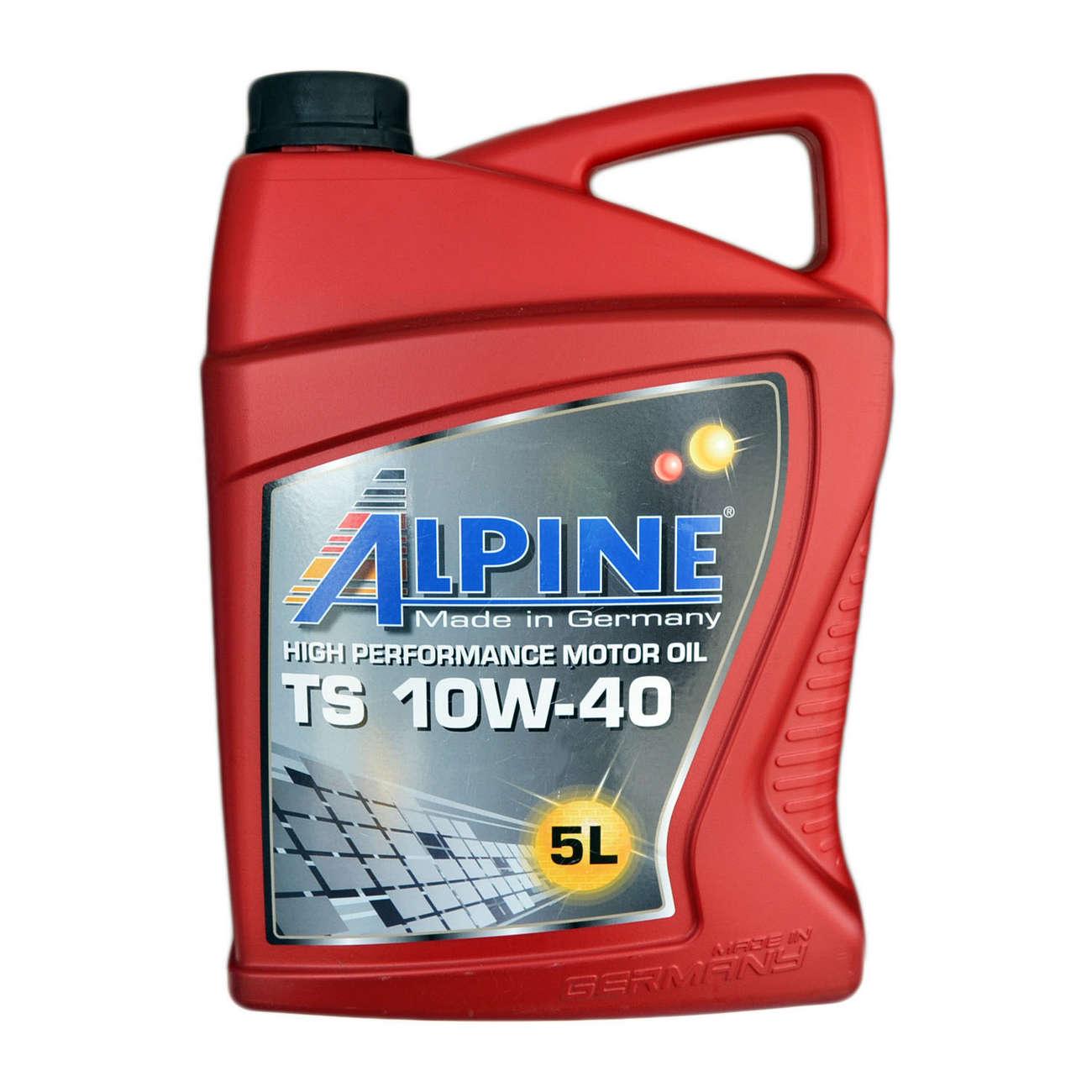 Моторное масло автомобильное Alpine TS 10W-40 5 л (24517)