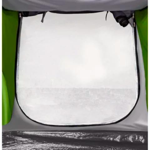 Палатка с навесом в чехле туристическая четырехместная 200х200х110 см Серо-зеленый - фото 7