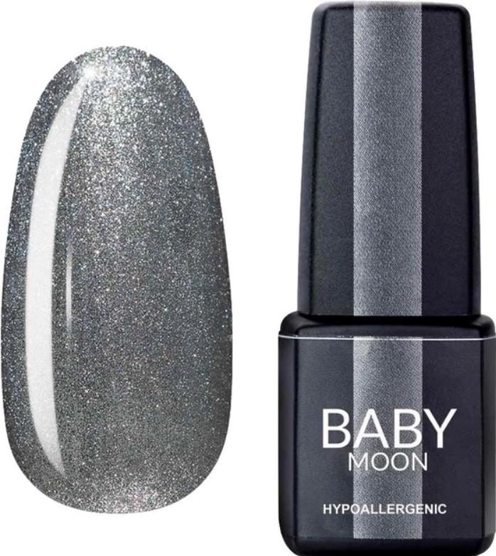 Гель-лак BABY MOON Dance Diamond Gel polish 6 мл №20 Графитный с блестками