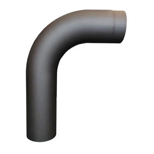 Коліно гнуте високе Darco 90° на димохід Ø 120 сталь 2 мм Антрацитовий (23450705)