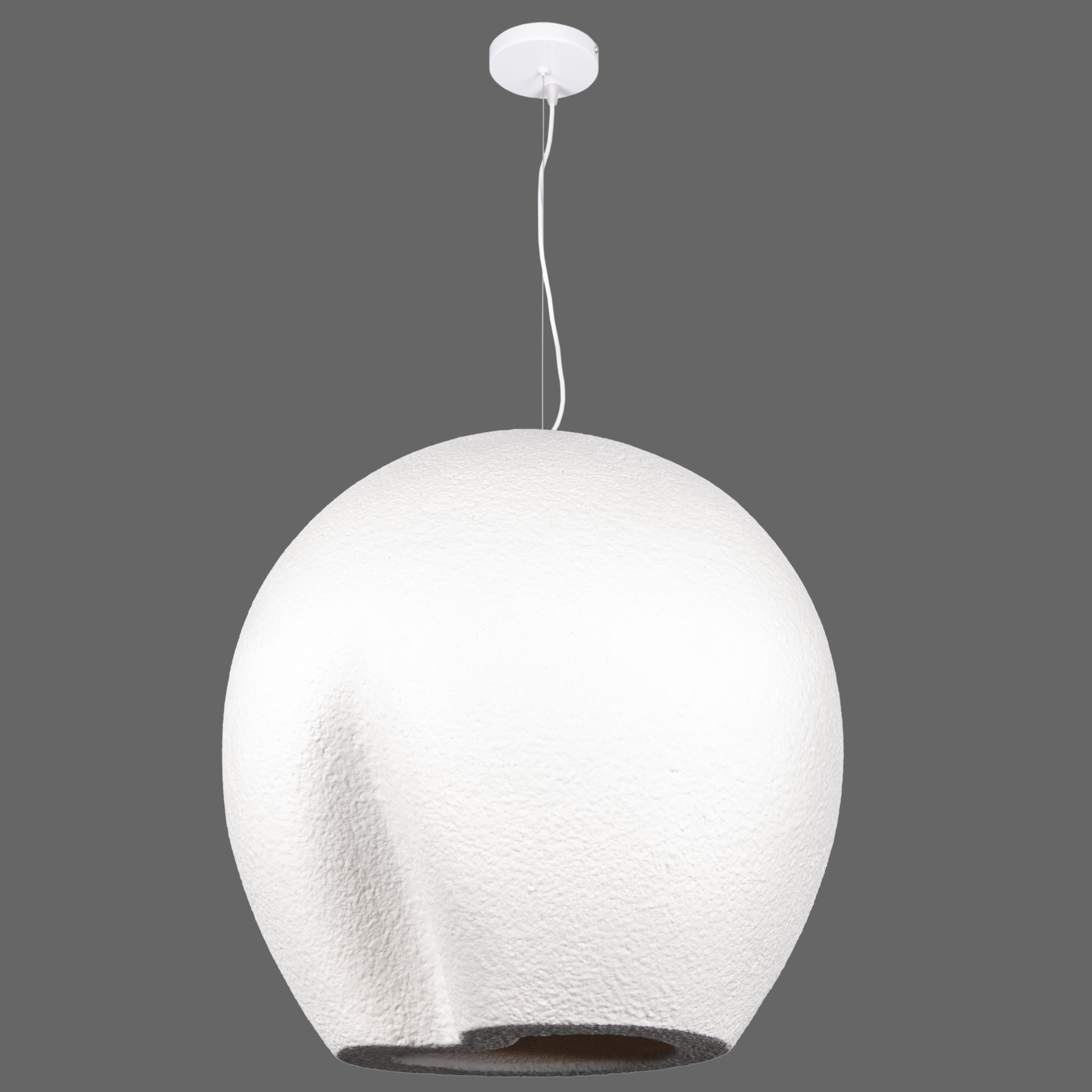 Подвесной светильник гипсовый Wabi-Sabi 60 см (909-XL3564 (600) WH)