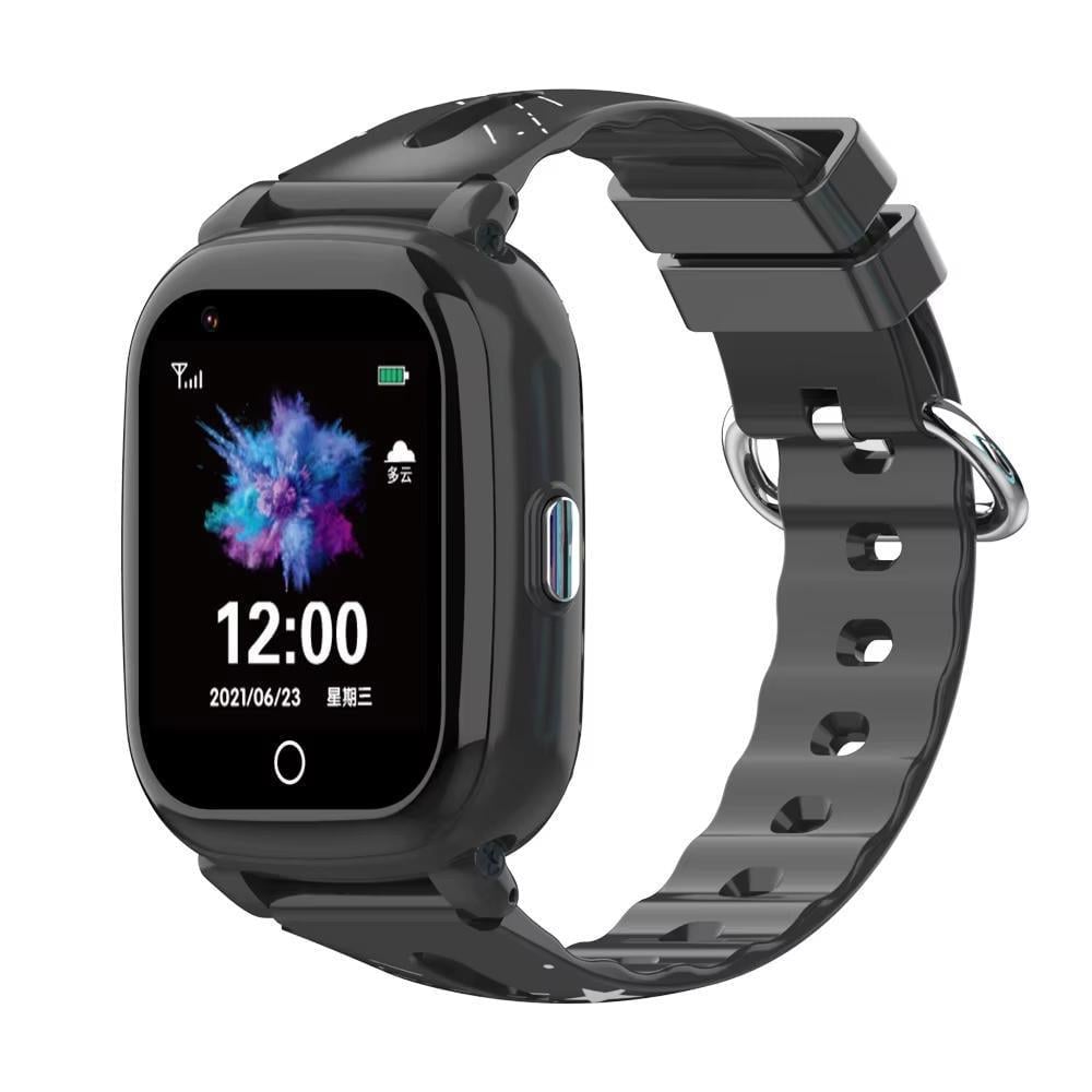 Смарт-часы детские Lemfo F80 GPS 4G SOS видеосвязью/прослушиванием Черный (35672352)