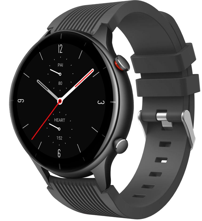 Ремінець Line для Amazfit GTR 2e Dark Grey (20771) - фото 1 Ремінець Line для Amazfit GTR 2e Dark Grey (20771) - фото 1