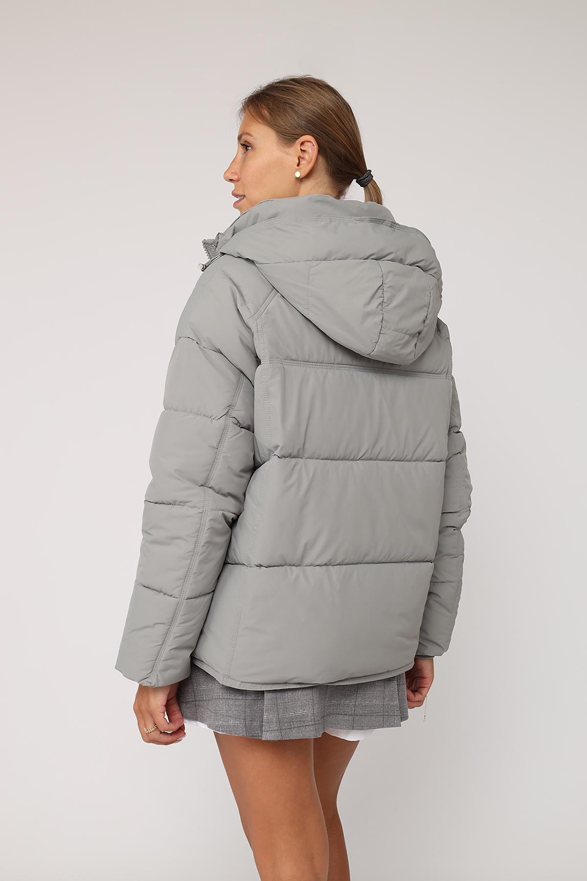 Куртка женская зимняя ЦБ-00277861 р. 54 Серый (29080010) - фото 6 Куртка женская зимняя ЦБ-00277861 р. 54 Серый (29080010) - фото 6
