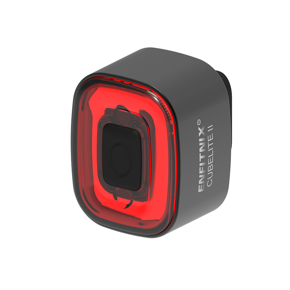 Фонарь для велосипеда задний Enfitnix CubeLite II автоматический стоп-сигнал аккумуляторный 4 режима света (001044)