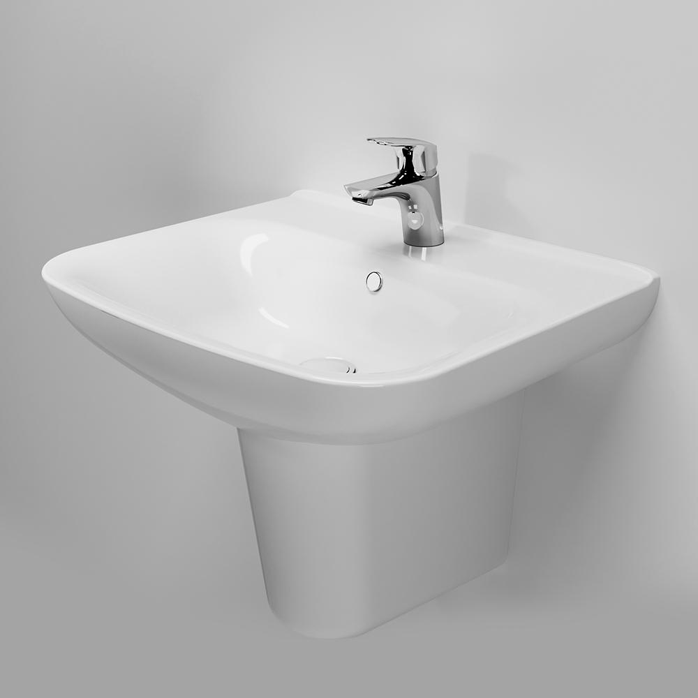 Умывальник подвесной AM.PM Like C804221WH 550x460x170 мм Белый (130052) - фото 4 Умывальник подвесной AM.PM Like C804221WH 550x460x170 мм Белый (130052) - фото 4