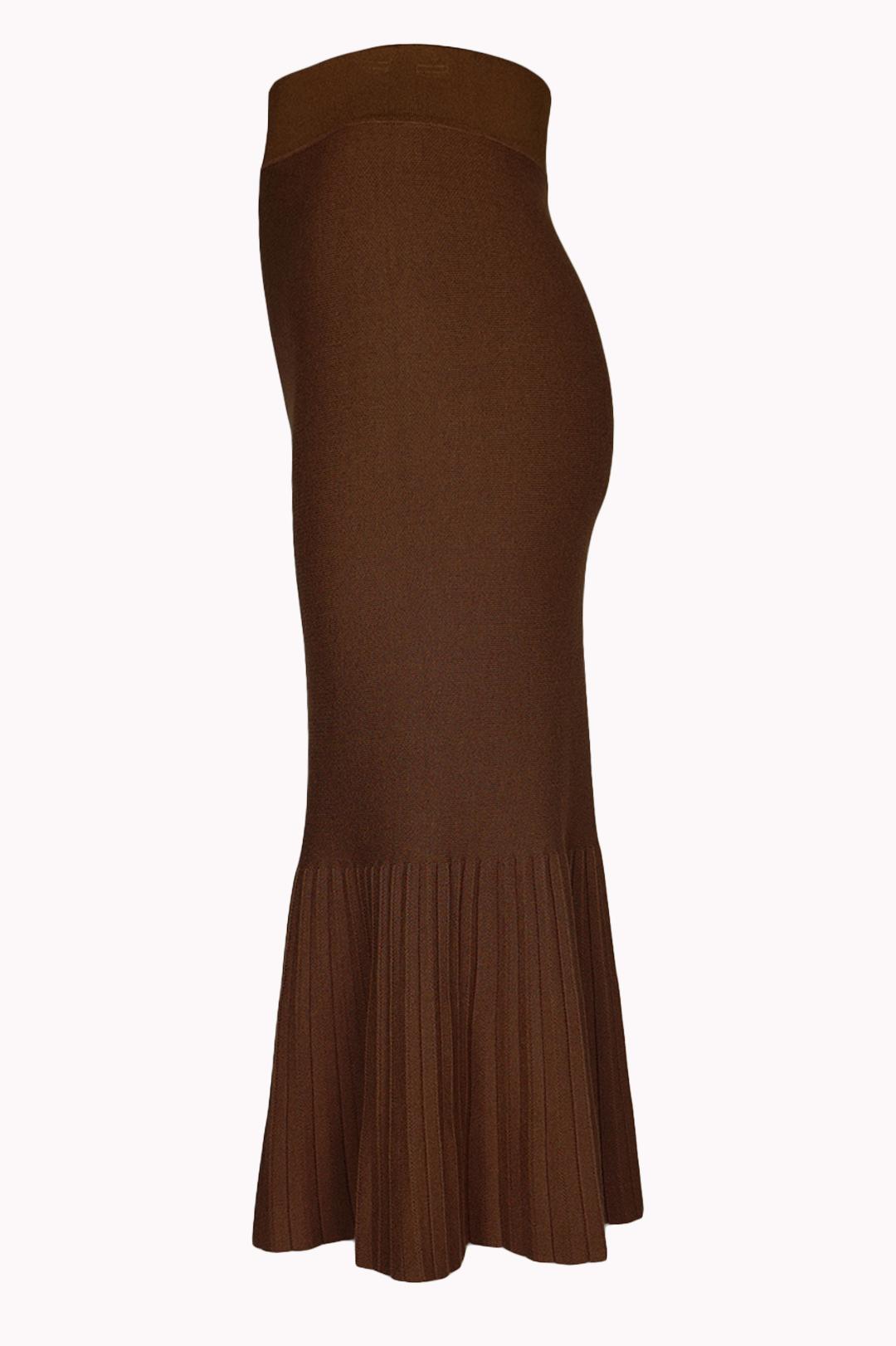 Юбка годи миди Forza Viva MW-KS-1978V-4 р. 42 Коричневый (MW-KS-1978V-4-42) - фото 2