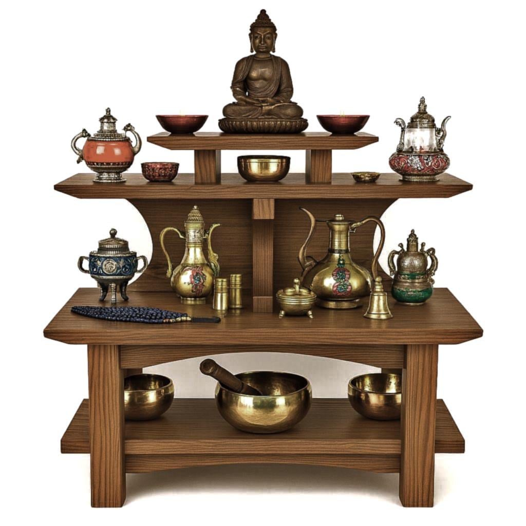 Вівтар для медитації з дерева Шейма Кориця (ЛАТ-007733)