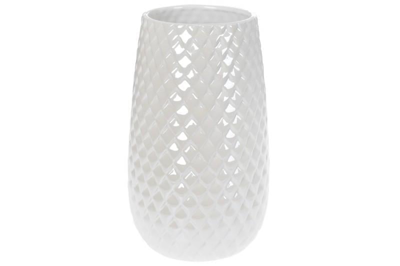 Ваза керамическая BonaDi 733371 25 см Перламутр белый (100252)