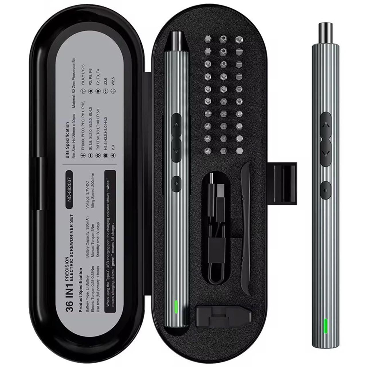 Электроотвертка аккумуляторная 36 В 1 350 мАч 0,3 Нм (1801335)