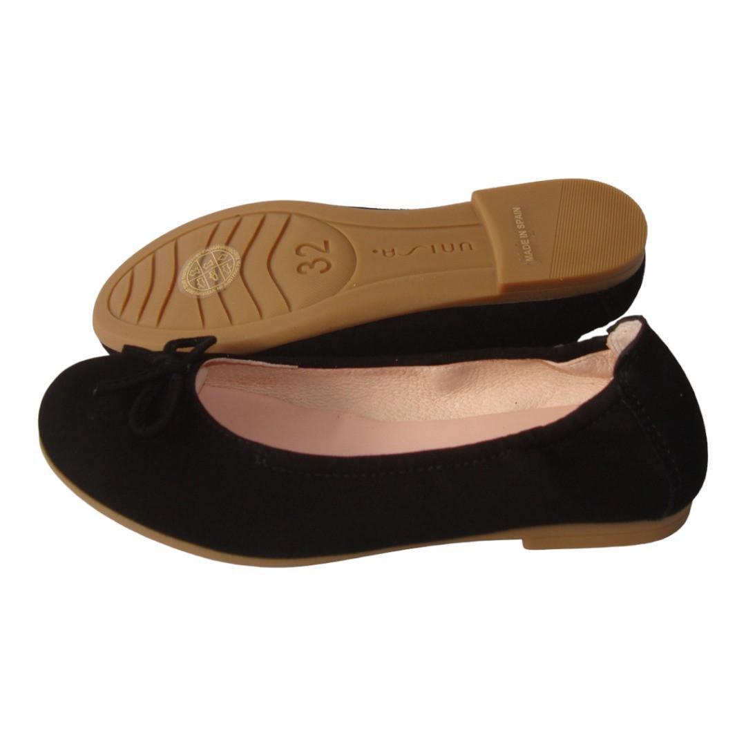 Балетки жіночі замшеві Unisa р. 38 24,5 см Чорний