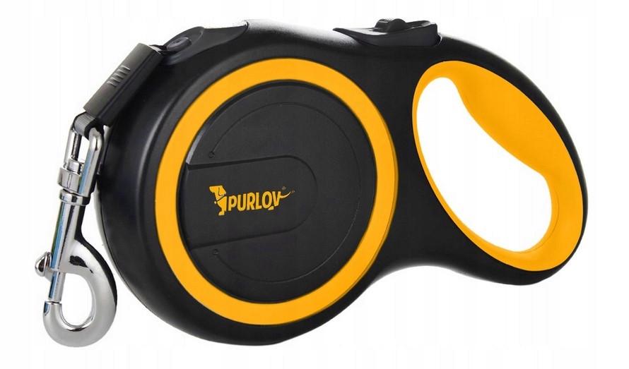 Поводок для собаки автоматический Alpimax лента 8 м с блокадой (2377157030) - фото 3