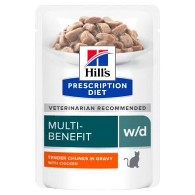 Влажный корм для кошек Hill's Prescription Diet w/d 85 г (12238762)