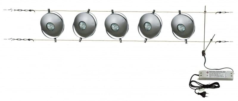 Система світильників струнних Brille HTL-33/5x20W Silver (176129)