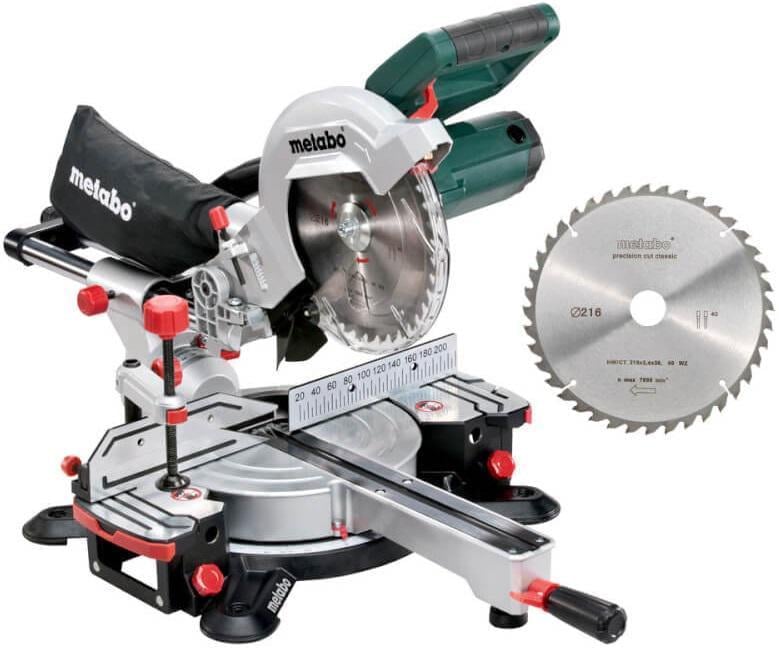 Торцювальна пила Metabo KGS 216 M з протяжкою Торцювальна пила Metabo KGS 216 M з протяжкою
