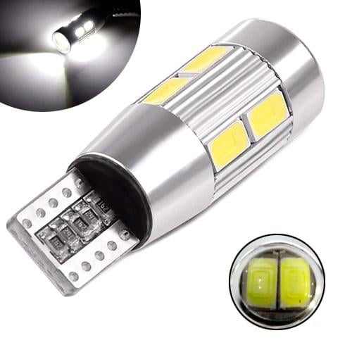 Лампа в автомобиль LED T10 W5W 10 SMD 5630 с обманкой Canbus Белый (619) - фото 2