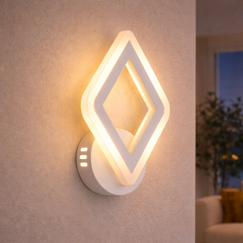 Бра светодиодное Valeso с акриловым рассеивателем с пультом 3000-6500К 8W Белый (LI8460A/1 WH)