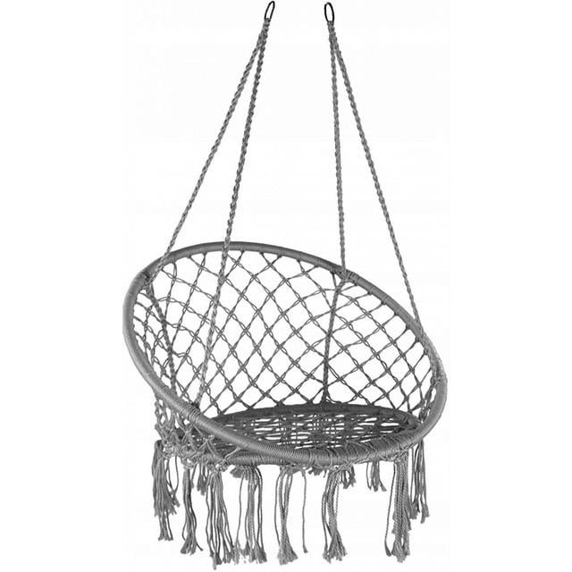 Качели-кресло подвесная Bonro B-092 бразилийская 120 кг Серый (2488983407)