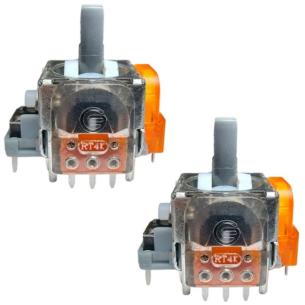 Электромагнитный 3D-механизм стикджойстика PS4 с датчиком TMR 2 шт.