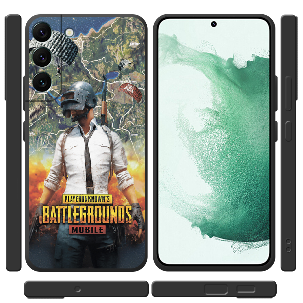 Чохол BoxFace Samsung Galaxy S22 (S901) PUBG Mobile Чорний силікон (44180-up2309-44380) - фото 2