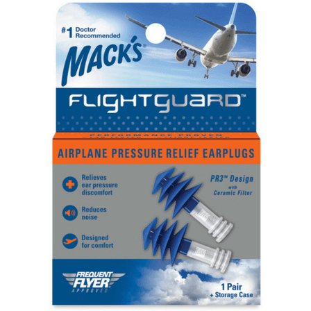 Беруши Mack's Flightguard универсальные для полетов и путешествий Беруши Mack's Flightguard универсальные для полетов и путешествий