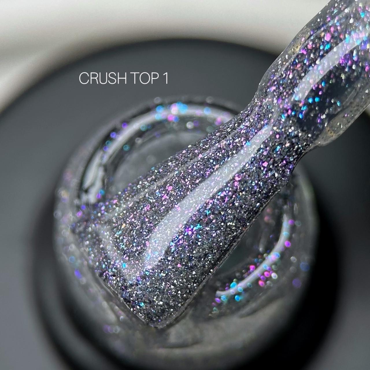 Топ светоотражающий для гель-лака без липкого слоя Saga Crush Top №01 9 мл