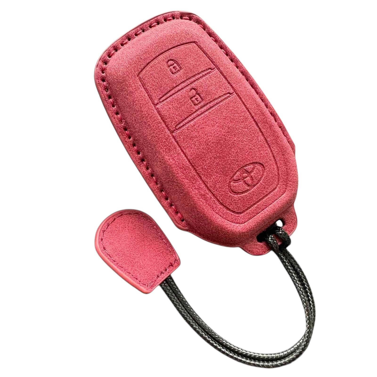 Чехол кожаный для ключа Toyota (to3mfr2b)