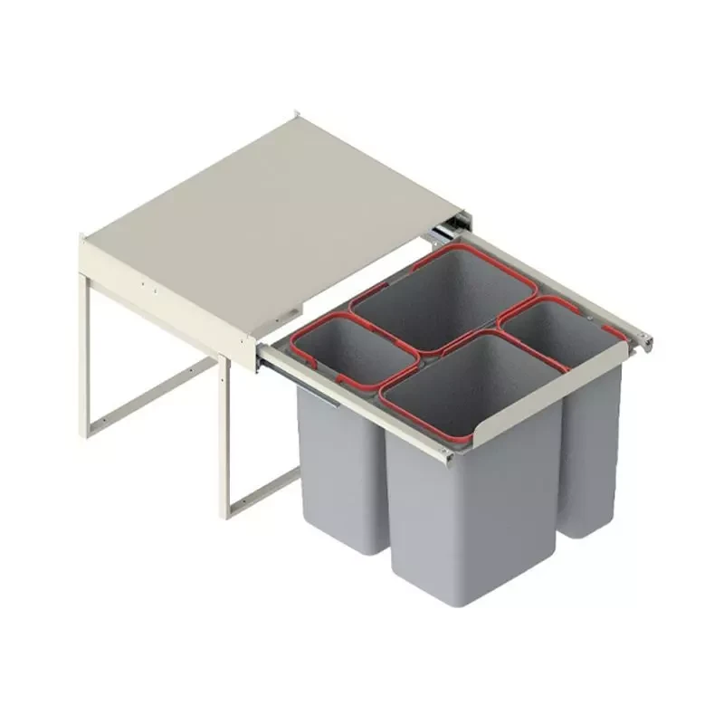 Ведро для мусора Rejs JC609 600 2х9 л/2х20 л Серый (WE14.1536.05.549)