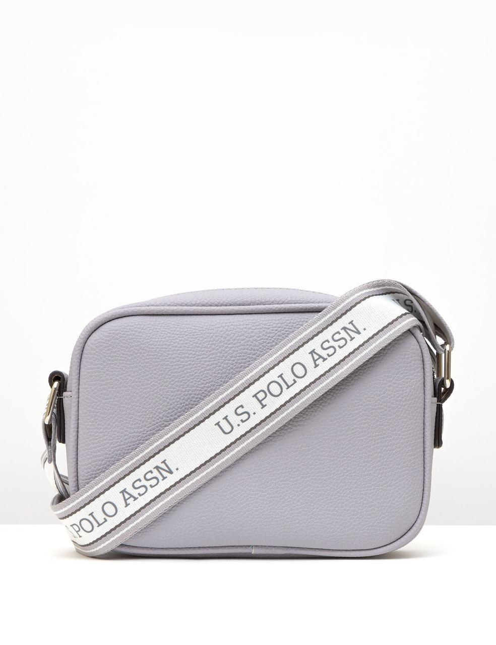 Сумка-кросбоді U.S. Polo Assn Lavender Світло-сірий (2179576888) - фото 2