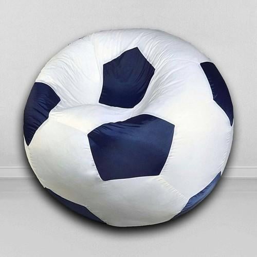 Кресло-мешок Мяч Оксфорд Белый с синим (26952090)