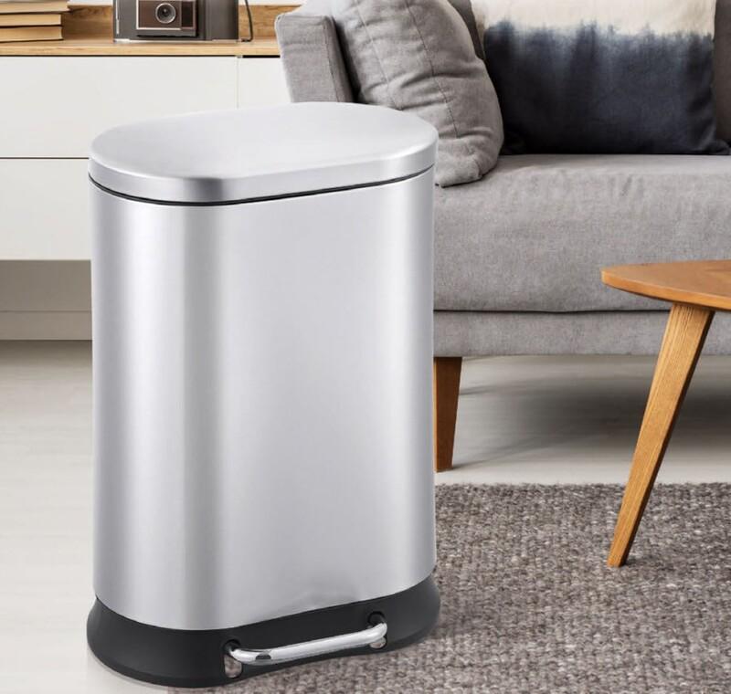 Відро для сміття MIXXUS Premium Strong-TC0120 SS Color 20 л з плавним закриттям нержавіюча сталь (OL-MI7081) - фото 9