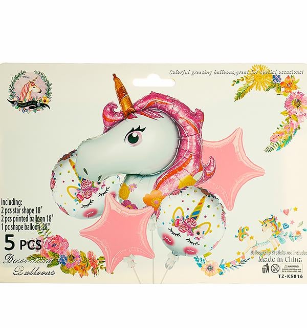 Набор воздушных шаров Unicorn 5 пр.