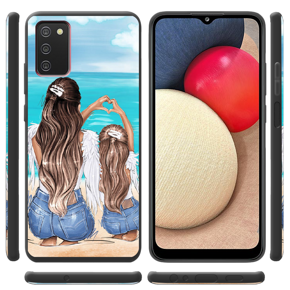 Чохол BoxFace Samsung Galaxy A03s (A037) Family Vacation Чорний силікон (43255-up2380-44047) - фото 2