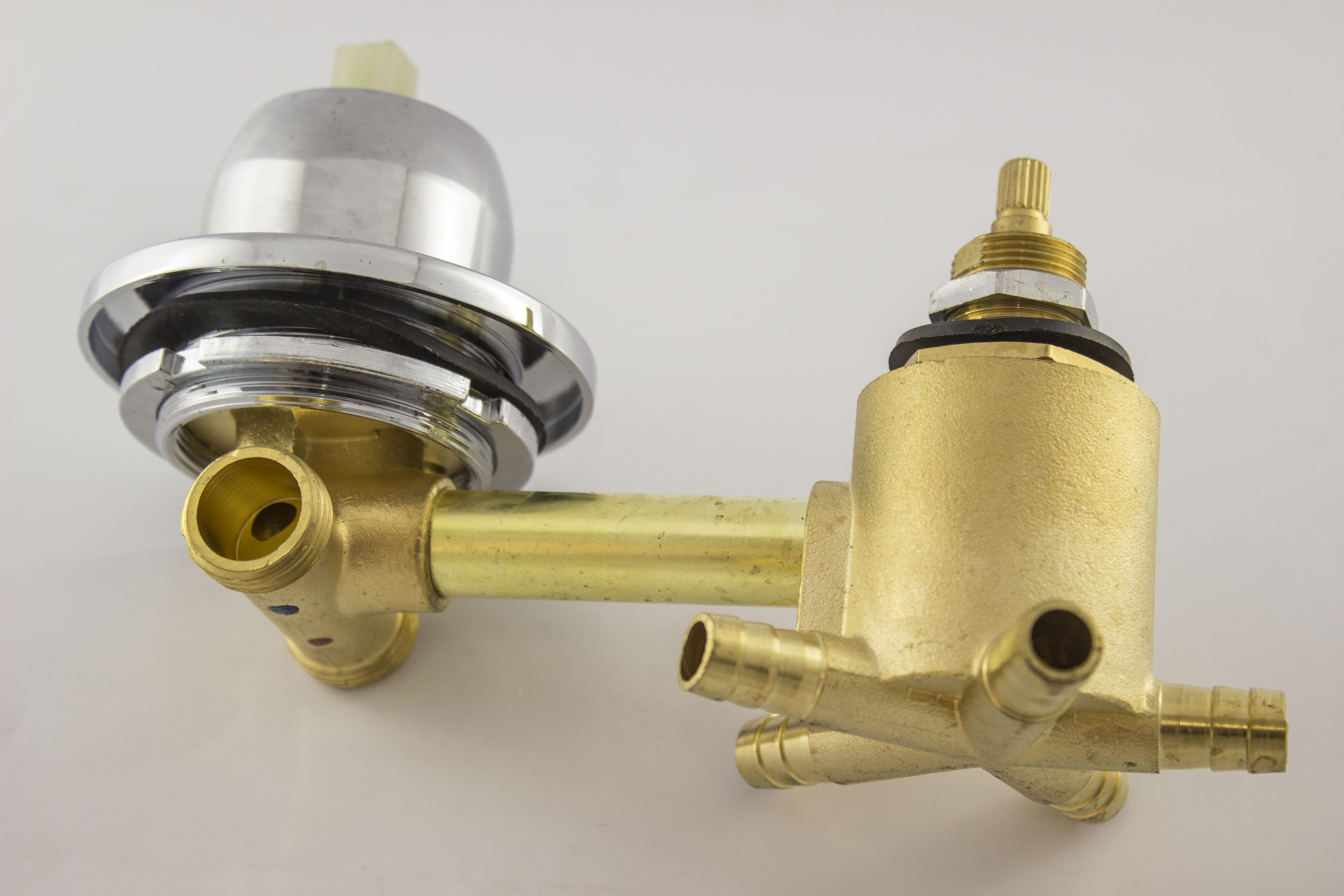 Змішувач для душової кабіни на п'ять положень з штуцерами і 10 см по центрам (С-5\10) - фото 12 Змішувач для душової кабіни на п'ять положень з штуцерами і 10 см по центрам (С-5\10) - фото 12