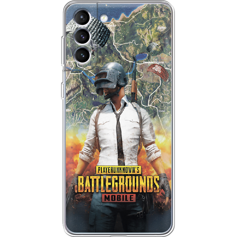 Чехол BoxFace Samsung Galaxy S21 FE (G990) PUBG Mobile Прозрачный силикон (43973-up2309-43973)