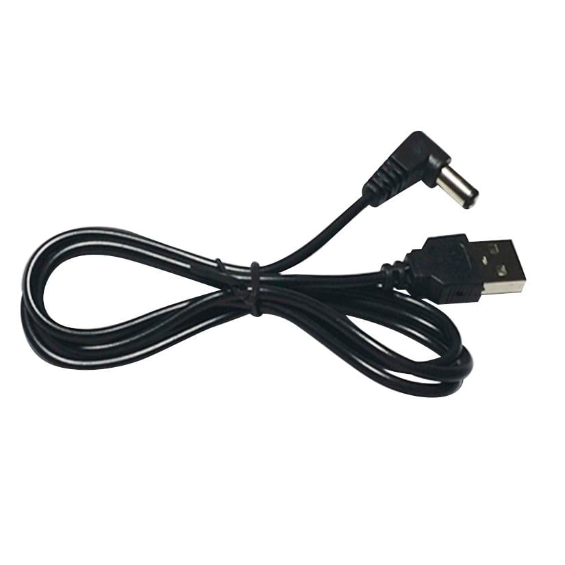 Кабель USB тато Power 5,5/2,1 мм 90° 1 м
