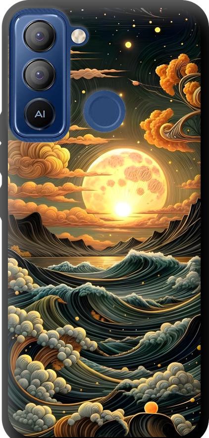 Чехол на Tecno POP 5 LTE BD4 Арт волны (6332b-2639-42517)