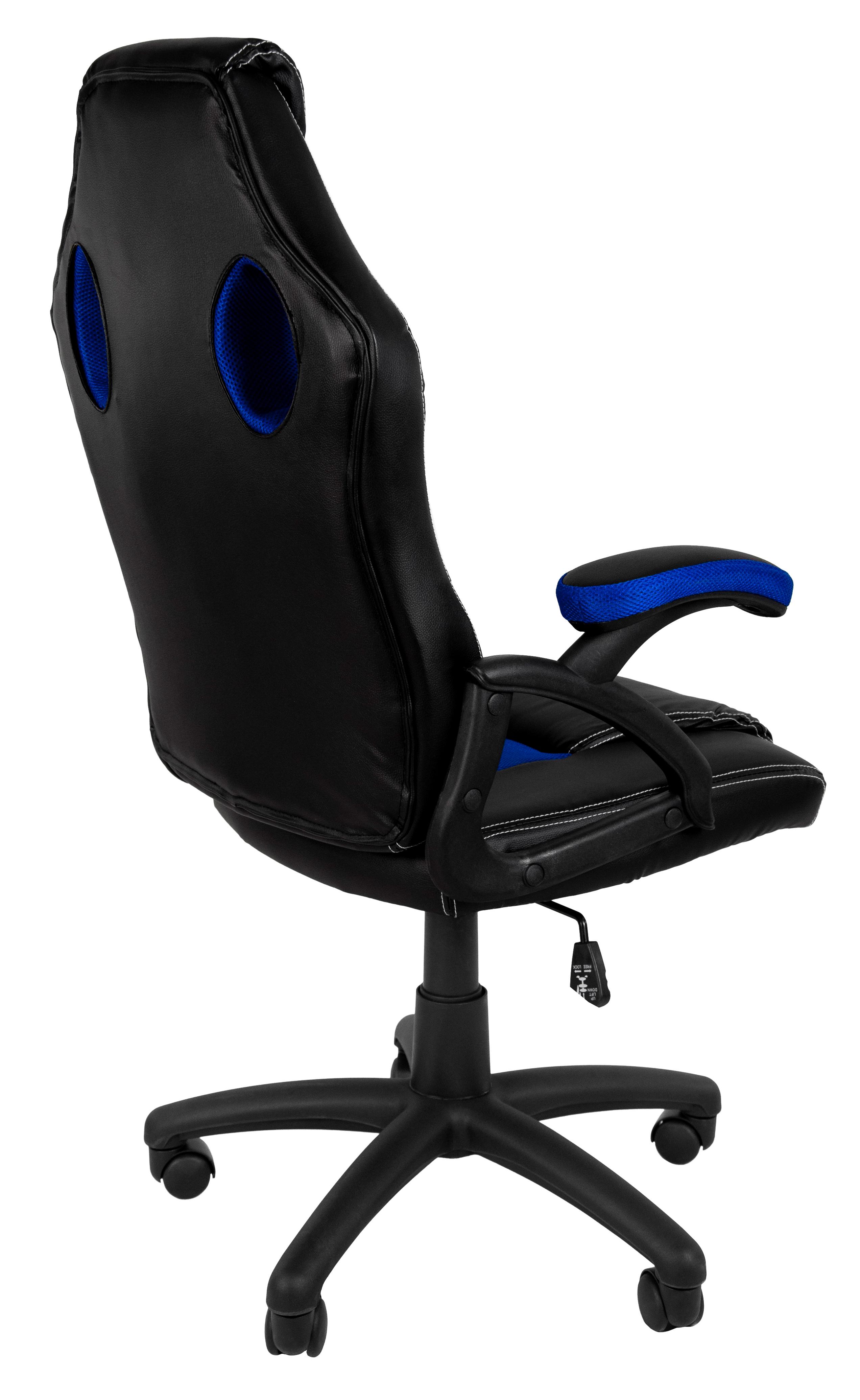 Кресло геймерское Bonro YS-6056 Синий (3910) - фото 6 Кресло геймерское Bonro YS-6056 Синий (3910) - фото 6