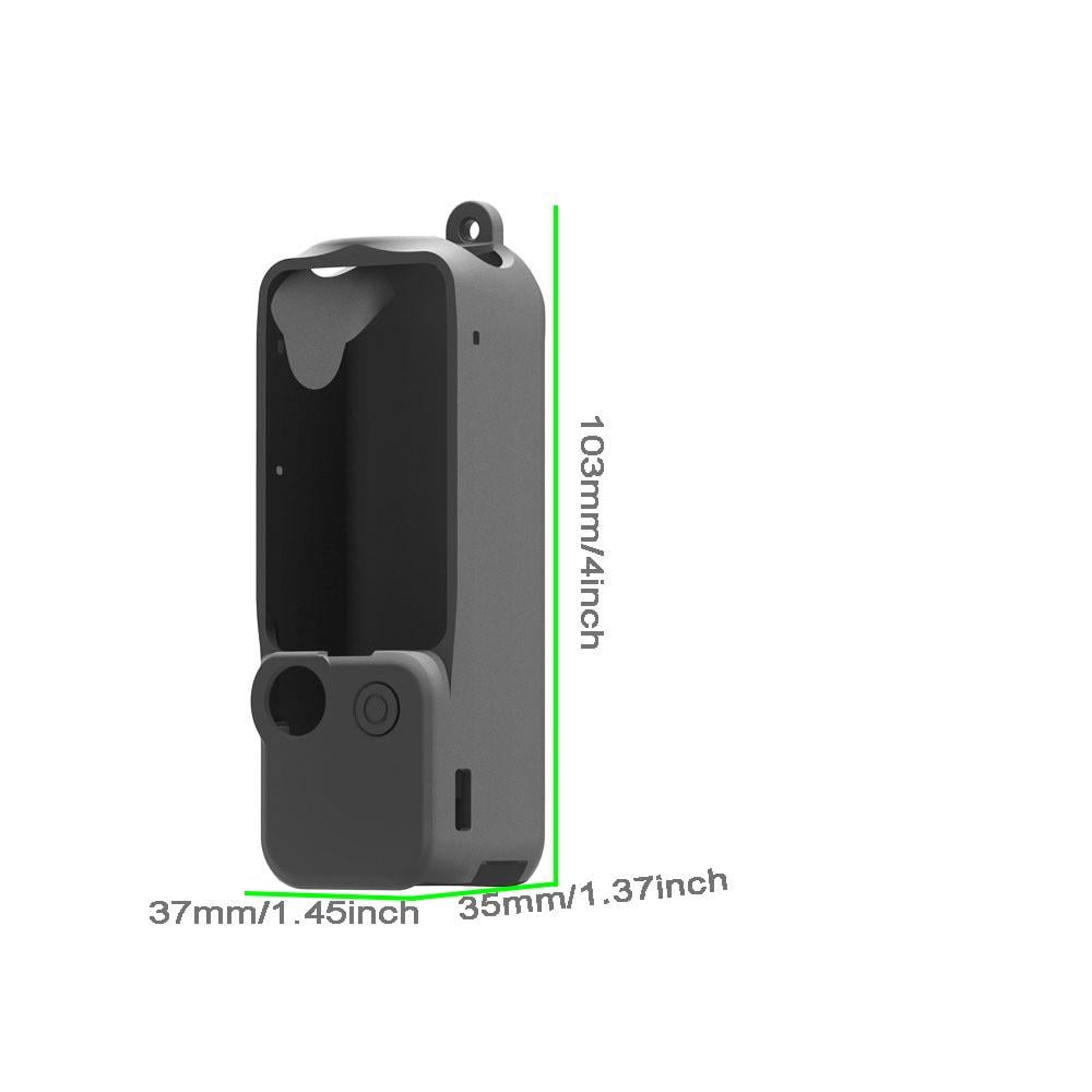 Чехол для камеры силиконовый крышка-колпачок и крышка для DJI Osmo Pocket 3 Черный - фото 3 Чехол для камеры силиконовый крышка-колпачок и крышка для DJI Osmo Pocket 3 Черный - фото 3