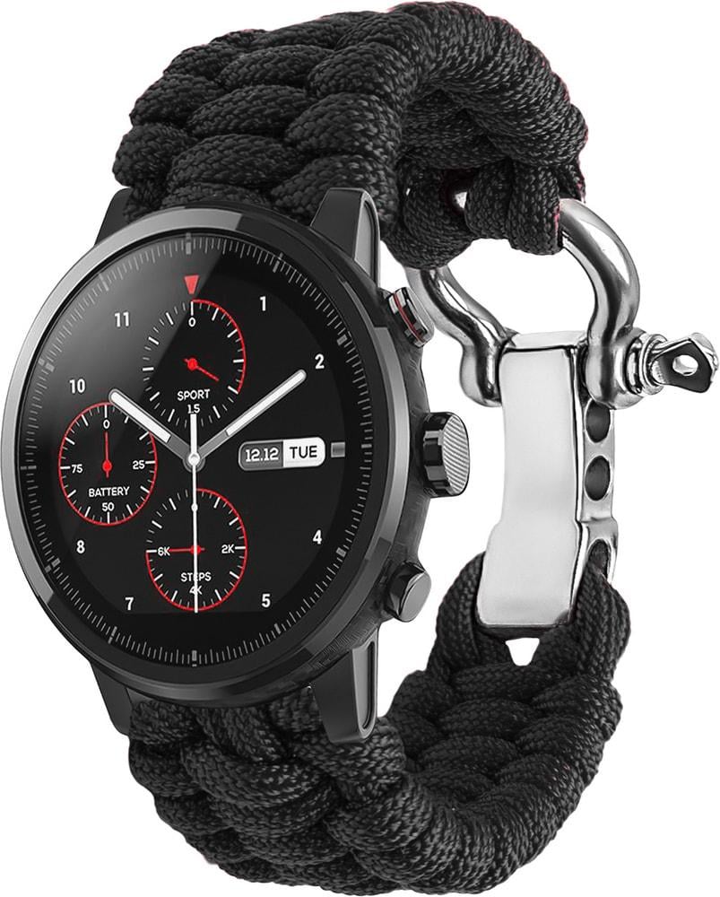 Ремешок из Паракорда Ruper для Amazfit Stratos (22mm) Black (30811-2B)