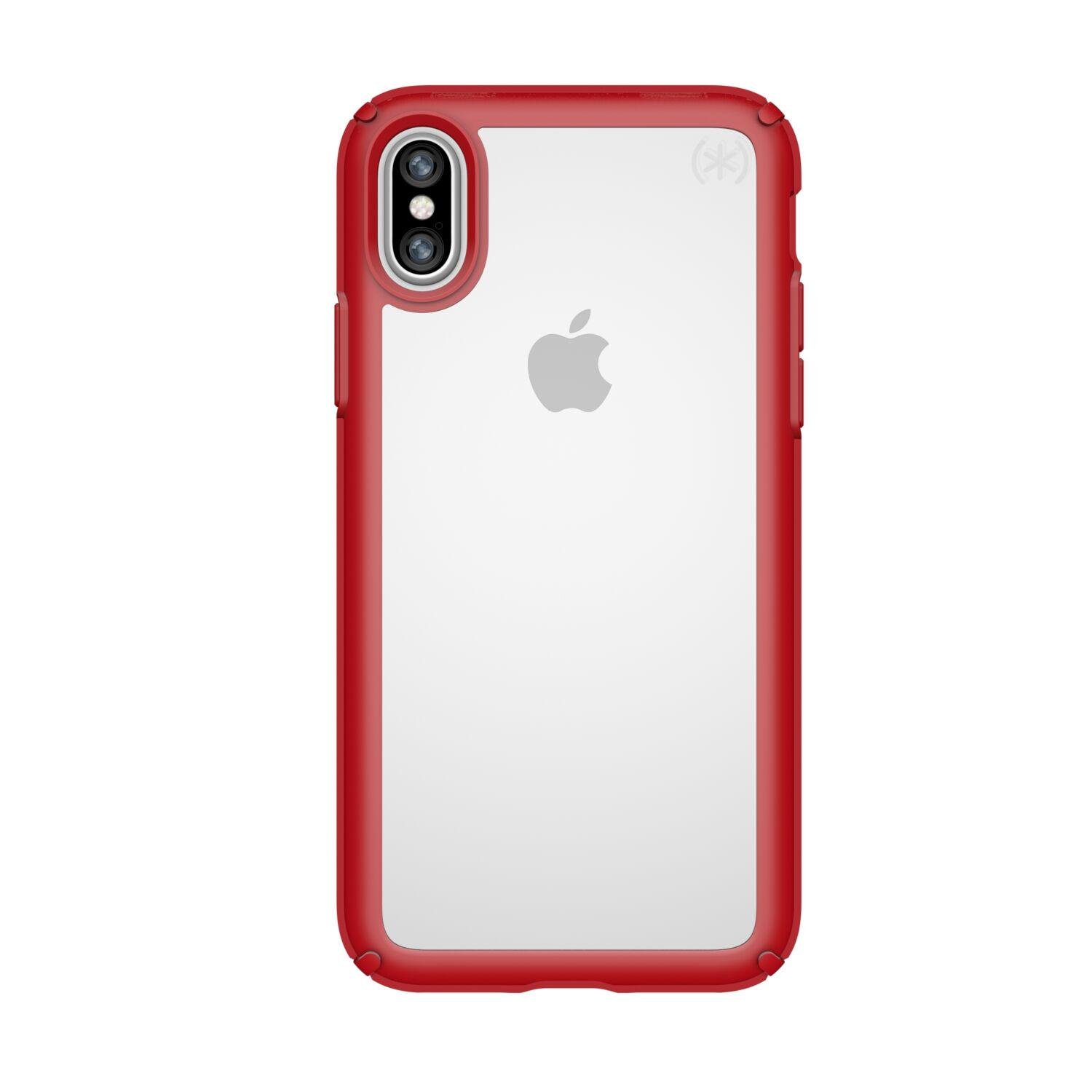 Фирменный чехол SPECK Presidio Show для Apple iPhone X / Xs Red - фото 4