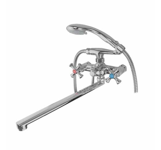 Змішувач для ванної кімнати Wezer D4Q7-B827 Хром (1036547) Змішувач для ванної кімнати Wezer D4Q7-B827 Хром (1036547)