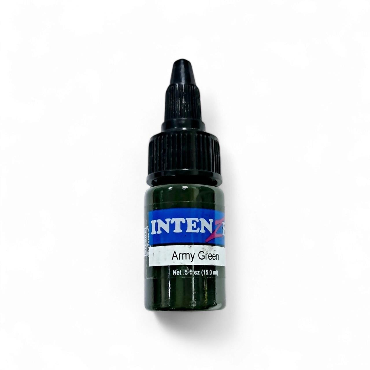 Тату краска Intenze Earthtones Army Green 15 мл
