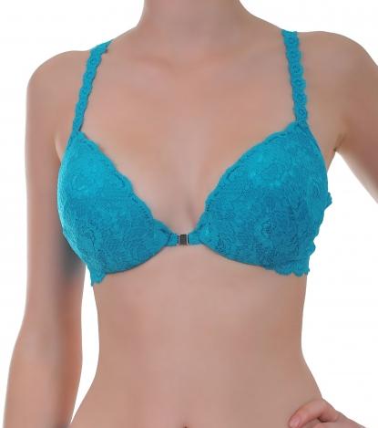 Бюстгальтер с пуш-апом Cosabella 2A Голубой (1103Njade)