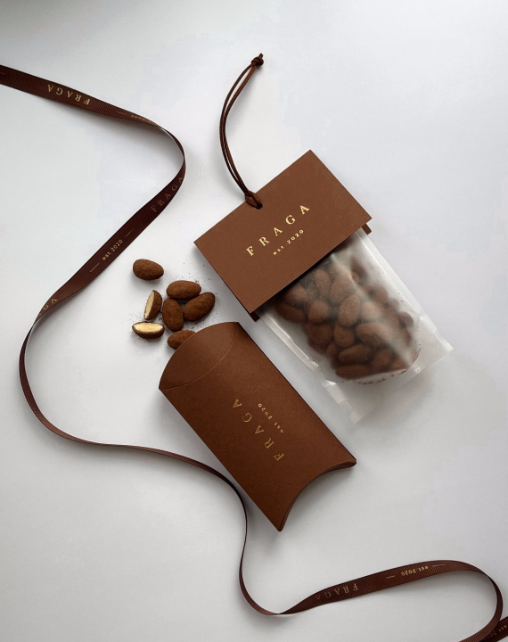 Мигдаль Fraga в молочному бельгійському шоколаді трюфель 50 г